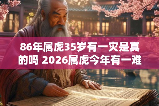 86年属虎35岁有一灾是真的吗 2026属虎今年有一难1986