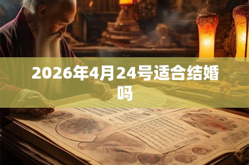 2026年4月24号适合结婚吗