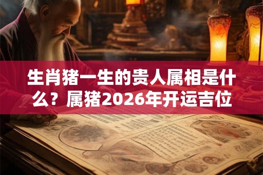 生肖猪一生的贵人属相是什么？属猪2026年开运吉位在哪？