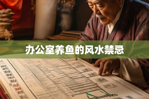 办公室养鱼的风水禁忌