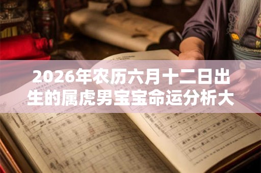 2026年农历六月十二日出生的属虎男宝宝命运分析大全