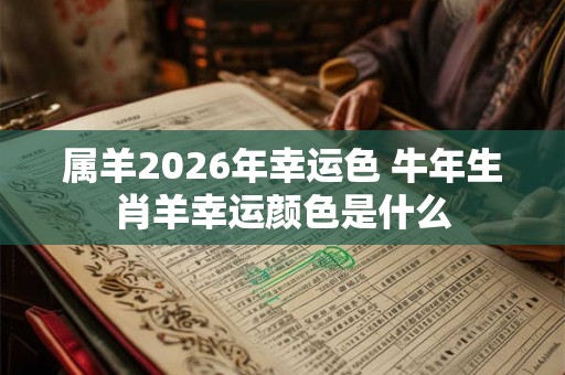 属羊2026年幸运色 牛年生肖羊幸运颜色是什么