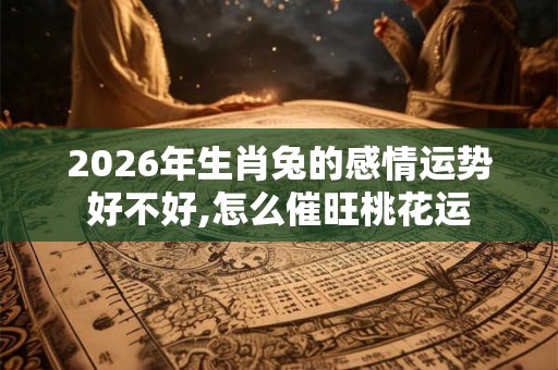 2026年生肖兔的感情运势好不好,怎么催旺桃花运