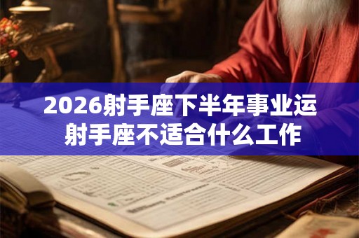 2026射手座下半年事业运 射手座不适合什么工作