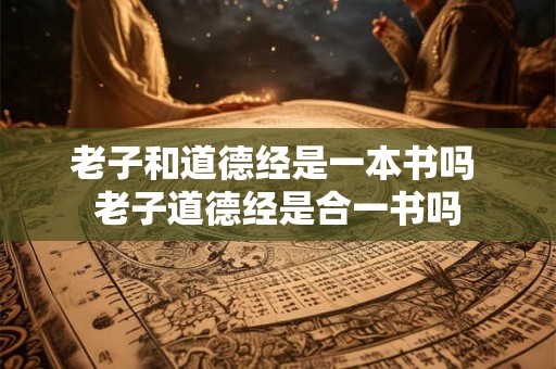 老子和道德经是一本书吗 老子道德经是合一书吗