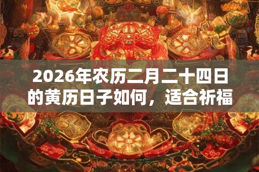 2026年农历二月二十四日的黄历日子如何,适合祈福吗? 2026年农历二月二十四日的黄历日子如何,适合祈福吗?