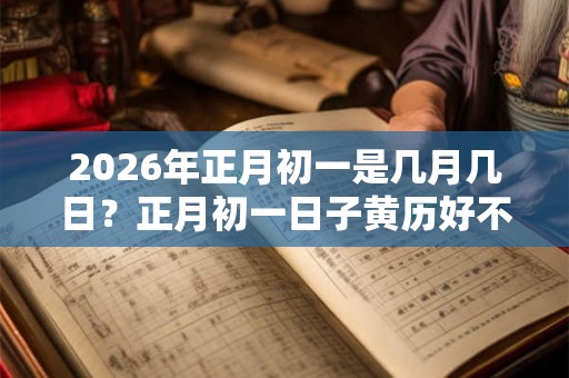 2026年正月初一是几月几日？正月初一日子黄历好不好？