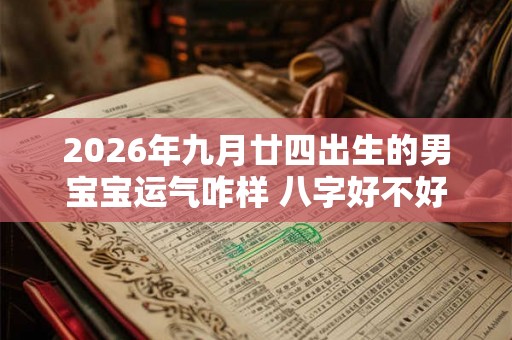 2026年九月廿四出生的男宝宝运气咋样 八字好不好