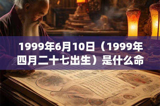 1999年6月10日（1999年四月二十七出生）是什么命_命运如何