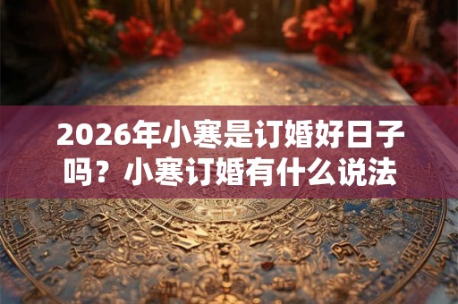2026年小寒是订婚好日子吗？小寒订婚有什么说法