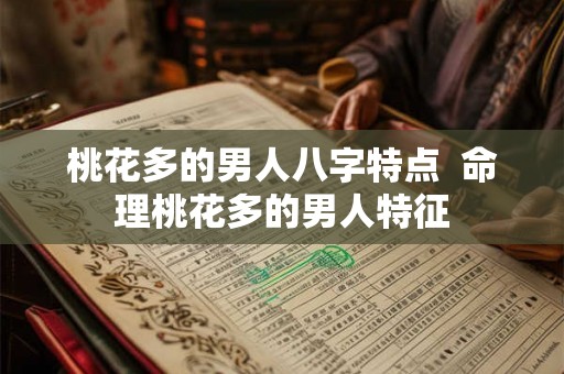 桃花多的男人八字特点  命理桃花多的男人特征