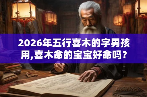 2026年五行喜木的字男孩用,喜木命的宝宝好命吗？