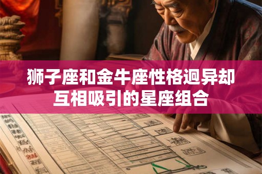 狮子座和金牛座性格迥异却互相吸引的星座组合