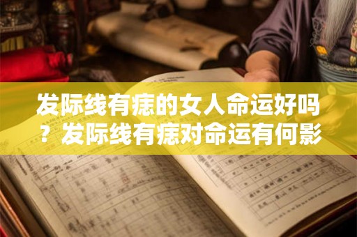 发际线有痣的女人命运好吗？发际线有痣对命运有何影响？