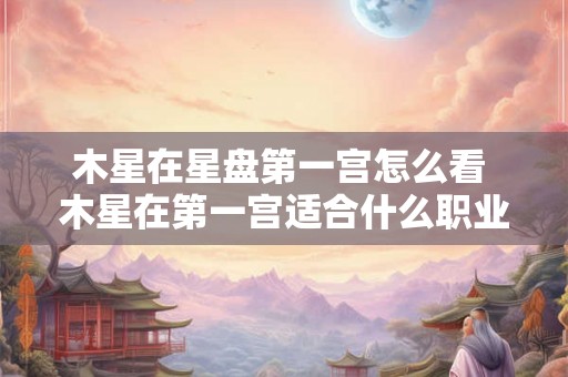 木星在星盘第一宫怎么看 木星在第一宫适合什么职业
