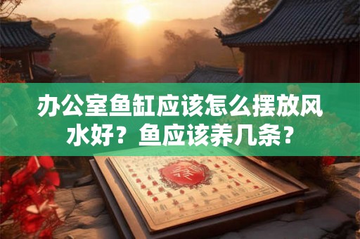 办公室鱼缸应该怎么摆放风水好？鱼应该养几条？