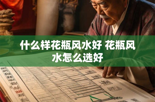 什么样花瓶风水好 花瓶风水怎么选好
