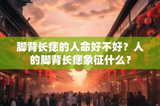脚背长痣的人命好不好？人的脚背长痣象征什么？
