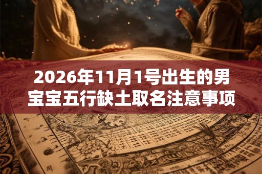 2026年11月1号出生的男宝宝五行缺土取名注意事项 2026年11月1号出生的男宝宝五行缺土取名注意事项