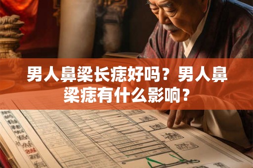 男人鼻梁长痣好吗?男人鼻梁痣有什么影响? 男人鼻梁长痣好吗?男人鼻梁痣有什么影响?
