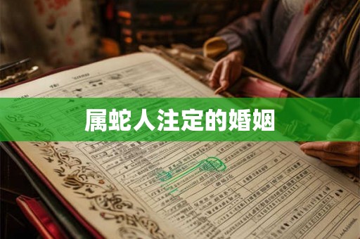 属蛇人注定的婚姻