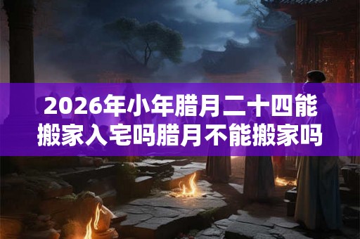 2026年小年腊月二十四能搬家入宅吗腊月不能搬家吗? 2026年小年腊月二十四能搬家入宅吗腊月不能搬家吗?