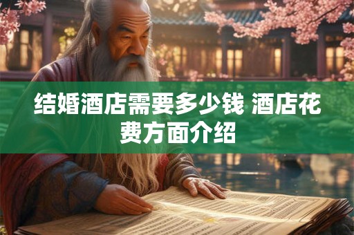 结婚酒店需要多少钱 酒店花费方面介绍 结婚酒店需要多少钱 酒店花费方面介绍