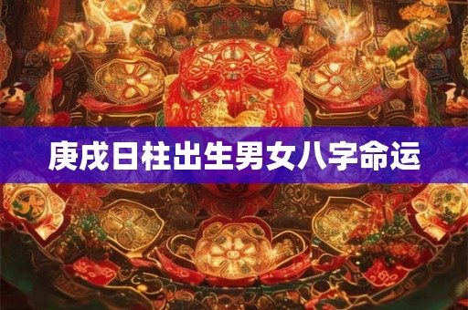 庚戌日柱出生男女八字命运