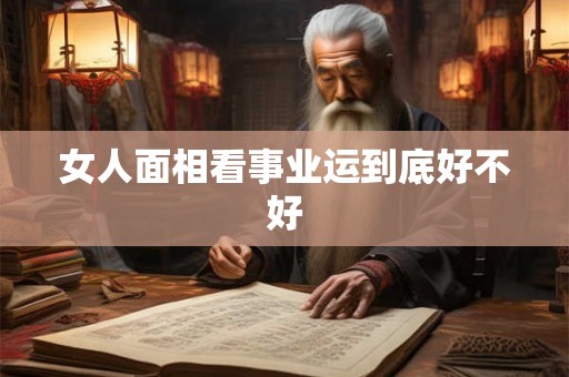女人面相看事业运到底好不好