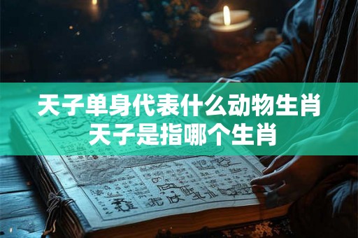 天子单身代表什么动物生肖 天子是指哪个生肖