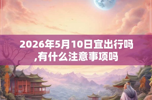 2026年5月10日宜出行吗,有什么注意事项吗 2026年5月10日宜出行吗,有什么注意事项吗