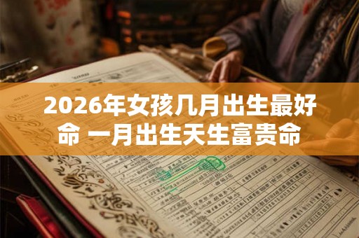 2026年女孩几月出生最好命 一月出生天生富贵命
