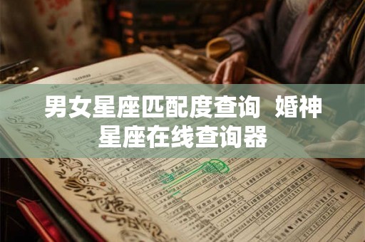 男女星座匹配度查询 婚神星座在线查询器 男女星座匹配度查询 婚神星座在线查询器