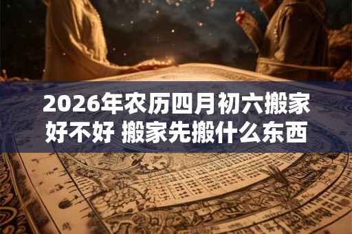 2026年农历四月初六搬家好不好 搬家先搬什么东西最旺财