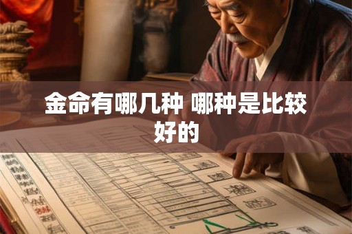 金命有哪几种 哪种是比较好的