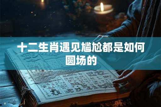 十二生肖遇见尴尬都是如何圆场的