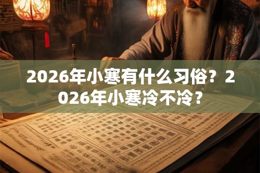 2026年小寒有什么习俗?2026年小寒冷不冷? 2026年小寒有什么习俗?2026年小寒冷不冷?