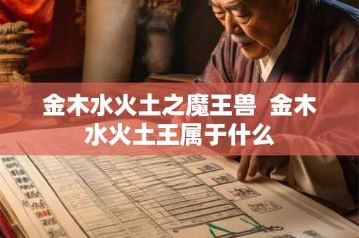 金木水火土之魔王兽  金木水火土王属于什么
