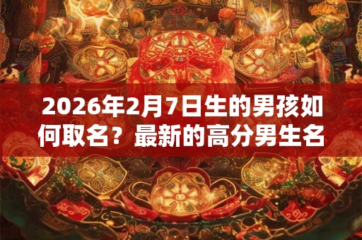 2026年2月7日生的男孩如何取名？最新的高分男生名字