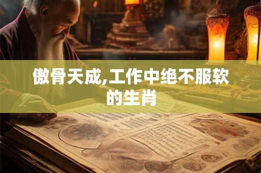 傲骨天成,工作中绝不服软的生肖 傲骨天成,工作中绝不服软的生肖