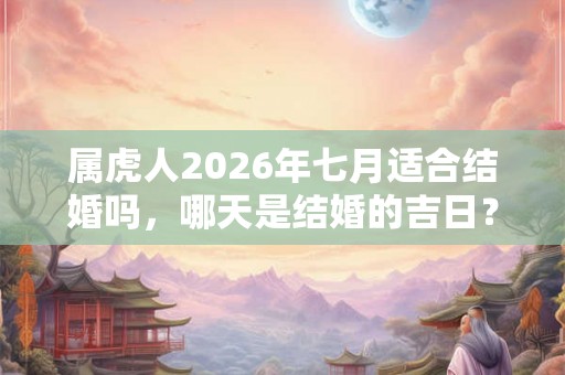 属虎人2026年七月适合结婚吗，哪天是结婚的吉日？