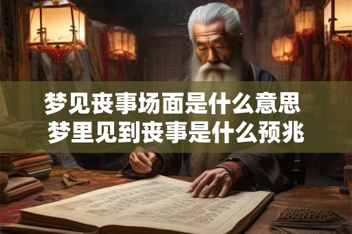 梦见丧事场面是什么意思 梦里见到丧事是什么预兆