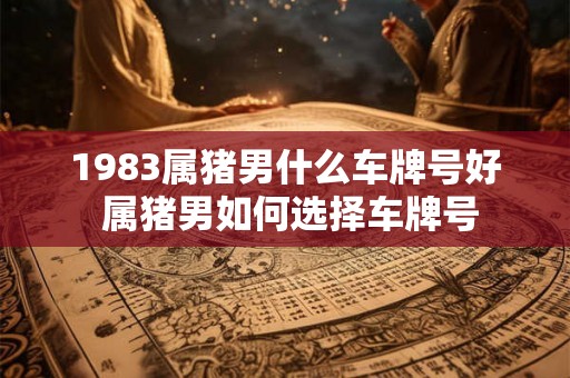 1983属猪男什么车牌号好 属猪男如何选择车牌号 1983属猪男什么车牌号好 属猪男如何选择车牌号