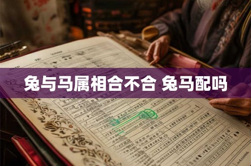 兔与马属相合不合 兔马配吗