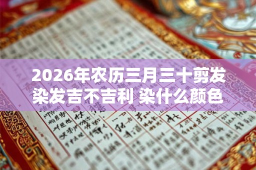 2026年农历三月三十剪发染发吉不吉利 染什么颜色招财运