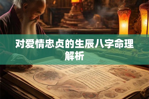 对爱情忠贞的生辰八字命理解析
