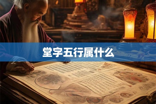 堂字五行属什么 堂字五行属什么
