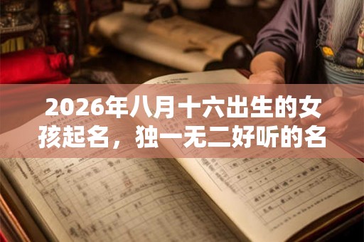 2026年八月十六出生的女孩起名，独一无二好听的名字