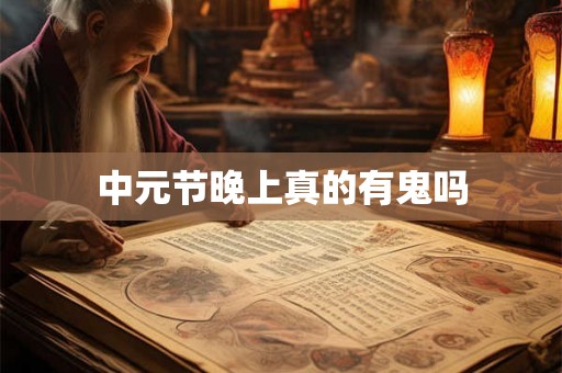中元节晚上真的有鬼吗