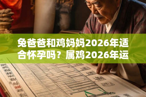 兔爸爸和鸡妈妈2026年适合怀孕吗？属鸡2026年运势好不好？